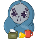 Стикер Паучок Фаззи #32 ВКонтакте