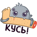 Стикер Паучок Фаззи #39 ВКонтакте