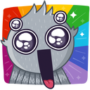 Стикер Паучок Фаззи #42 ВКонтакте