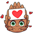 Стикер Шишка Братишка #23 ВКонтакте