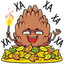 Стикер Шишка Братишка #29 ВКонтакте