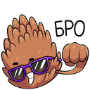 Стикер Шишка Братишка #31 ВКонтакте