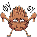 Стикер Шишка Братишка #32 ВКонтакте