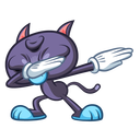 Стикер Пси-Кот #14 ВКонтакте