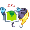 Стикер Пси-Кот #20 ВКонтакте