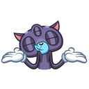 Стикер Пси-Кот #31 ВКонтакте