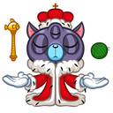 Стикер Пси-Кот #39 ВКонтакте