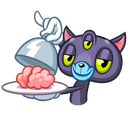 Стикер Пси-Кот #40 ВКонтакте