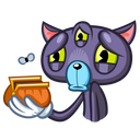 Стикер Пси-Кот #43 ВКонтакте