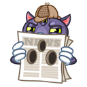 Стикер Пси-Кот #44 ВКонтакте