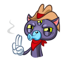 Стикер Пси-Кот #46 ВКонтакте