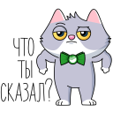 Стикер СберКот и Куся #28 ВКонтакте