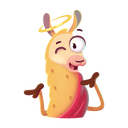 Стикер Лама Лимон #20 ВКонтакте