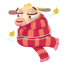 Стикер Лама Лимон #44 ВКонтакте