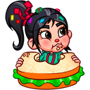 Стикер Ванилопа фон Кекс #9 ВКонтакте