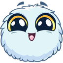 Стикер Пушистик #1 ВКонтакте