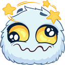 Стикер Пушистик #41 ВКонтакте