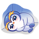 Стикер Юки #17 ВКонтакте