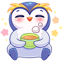 Стикер Юки #22 ВКонтакте