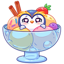 Стикер Юки #24 ВКонтакте