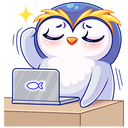 Стикер Юки #35 ВКонтакте