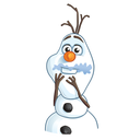 Стикер Олаф из «Холодного Сердца» #4 ВКонтакте