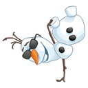 Стикер Олаф из «Холодного Сердца» #5 ВКонтакте