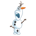 Стикер Олаф из «Холодного Сердца» #9 ВКонтакте