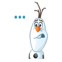 Стикер Олаф из «Холодного Сердца» #10 ВКонтакте