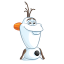 Стикер Олаф из «Холодного Сердца» #16 ВКонтакте