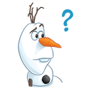 Стикер Олаф из «Холодного Сердца» #18 ВКонтакте