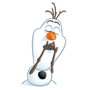 Стикер Олаф из «Холодного Сердца» #30 ВКонтакте