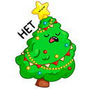 Стикер Ёлочка Иголочка #6 ВКонтакте