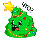 Стикер Ёлочка Иголочка #8 ВКонтакте