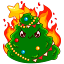 Стикер Ёлочка Иголочка #10 ВКонтакте