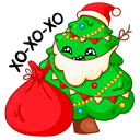 Стикер Ёлочка Иголочка #11 ВКонтакте