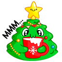 Стикер Ёлочка Иголочка #30 ВКонтакте