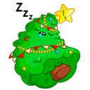 Стикер Ёлочка Иголочка #37 ВКонтакте