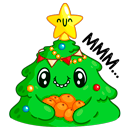 Стикер Ёлочка Иголочка #38 ВКонтакте