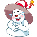 Стикер Снеговичок #1 ВКонтакте