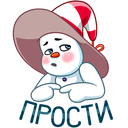 Стикер Снеговичок #15 ВКонтакте