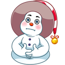 Стикер Снеговичок #39 ВКонтакте