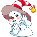 Стикер Снеговичок #41 ВКонтакте