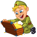 Стикер В окопе #17 ВКонтакте