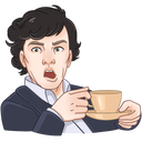 Стикер Ночь Шерлока #2 ВКонтакте