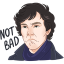 Стикер Ночь Шерлока #15 ВКонтакте