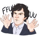 Стикер Ночь Шерлока #18 ВКонтакте