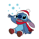 Стикер Стич и Новый год #7 ВКонтакте