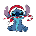 Стикер Стич и Новый год #10 ВКонтакте
