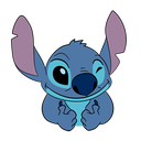 Стикер Стич и Новый год #16 ВКонтакте